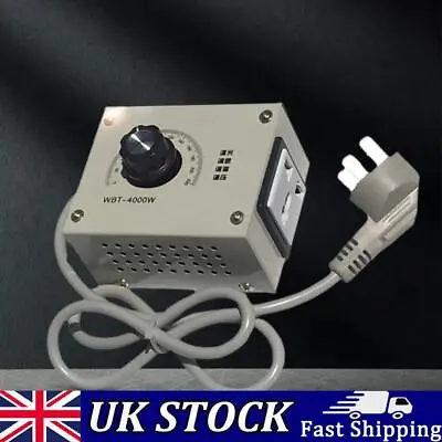 AC220V Fan Governor 18A SCR Motor Fan Speed Controller For Household Appliances • £14.29