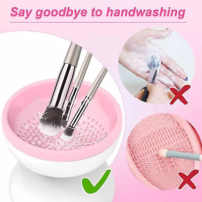 Electric Makeup Brush Cleaner Machine Automatic Fast Drying LowNoise WAS • $25.88