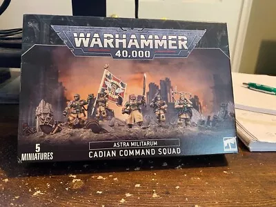 Games Workshop Warhammer 40K: Astra Militarum - Cadian Command Squad Singles • £8