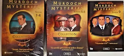 Murdoch Mysteries Seasons 1-9 Yannick Bisson Detective Mystery Full Seasons • $64.93