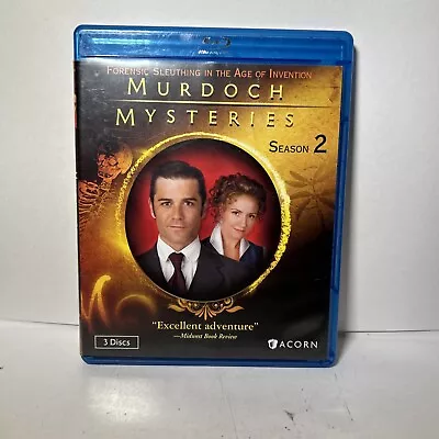 The MURDOCH MYSTERIES  On Blu-Ray Season 2 (3 Disc Set) Tested • $14.49