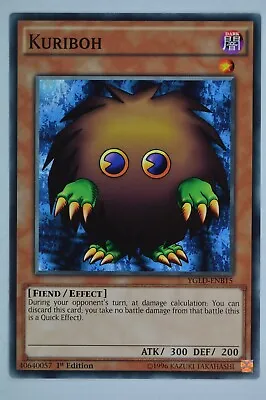 Yugioh Kuriboh YGLD-ENB15 Common 1st Edition • £0.99