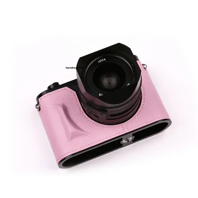 Genuine Leather Half Case For Leica Q2 Camera Grip Insert Cover Kontice Handmade • £147.42