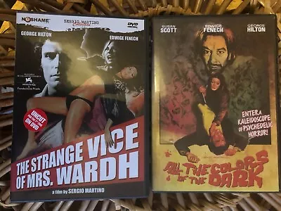 Strange Vice Of Mrs. Wardh And All The Colors Of The Dark Bundle Giallo R1 Dvds • £15