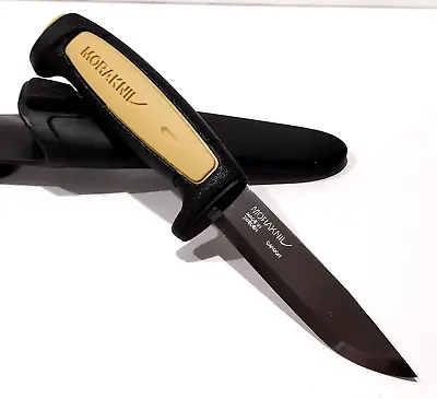 Mora Sweden Morakniv Military Black/tan Basic 511 Carbon Steel Tactical Knife • $15.95