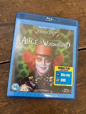 £2.20 • Buy Alice In Wonderland Blu Ray And Dvd Johnny Depp Tim Burton