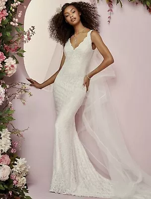 Rebecca Ingram “Tina” By Maggie Sottero Designs - Size 14 Wedding Dress - NWOT • $595