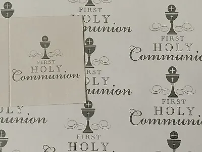 £2.99 • Buy 1st First Holy Communion Gift Wrapping Paper 2 Sheets+1 Gift Tag (bgc41383)