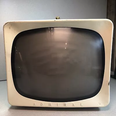 Parts/Repair Vintage Admiral 10” TV TS106AL Green White Rare 1950's 14YP3C • $229.99