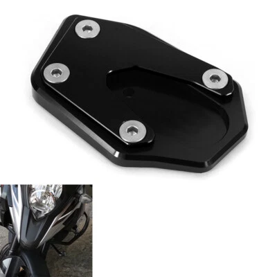 $13.13 • Buy Extension Stand Side Enlarger Plate Fit For Suzuki V-Strom 1000/XT 14-21 Black
