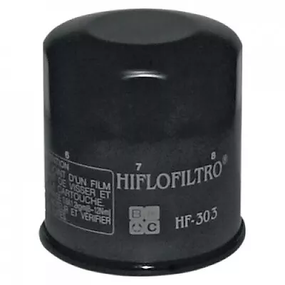 Hiflo Premium Oil Filter Black HF303 For Motorcycle • $20.59