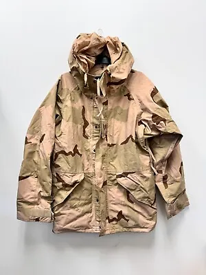 Genuine Us Military Ecwcs Gore Tex Cold Weather Desert Camo Parka - Medium Reg • $115