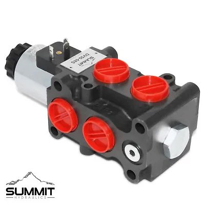 Hydraulic Solenoid Selector/Diverter Valve 13 GPM 12v DC #8 SAE Ports • $164