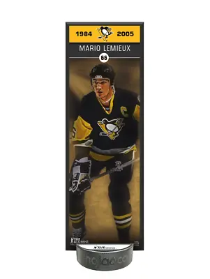 $35.19 • Buy Mario Lemieux Pittsburgh Penguins Desktop Photo Plaque W/Puck Holder (6  X 15 )