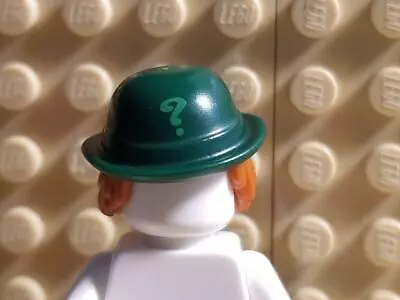 LEGO Riddler Hat Question Mark Green Orange Red Hair Costume Bowler Cap BATMAN • $6.48