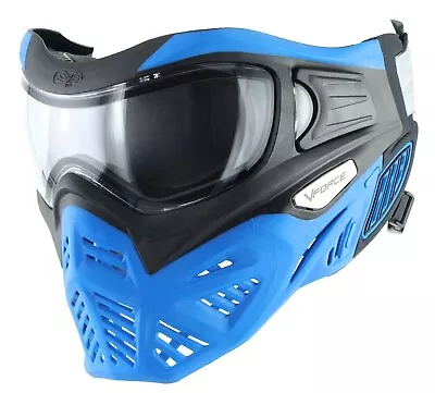 V-Force Grill 2.0 Mask Paintball Goggle W Clear Thermal Lens - Black Blue AZURE • $69.69