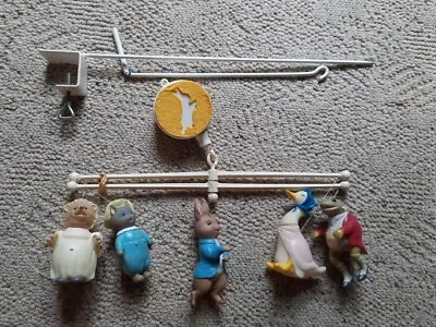 Vintage Eden Peter Rabbit Baby Nursery Mobile Musical  • $40