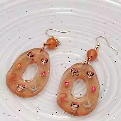 BA. Frida K Earrings Artist Mexico Jewelry • $19