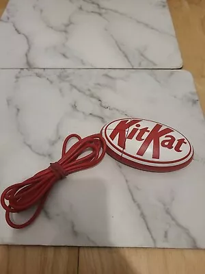 £9.99 • Buy Vintage Kit-Kat Chocolate Red Computer Serial Ball Roller Mouse - 6 Pin Wired