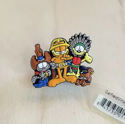 AUTHENTIC Garfield Village People Jibbitz Shoe Charm 4 Crocs. 1st Generation NWT • $65