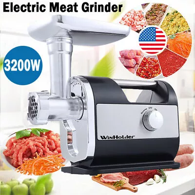 3200W Electric Meat Grinder Sausage Stuffer Mincer Food Grinding Mincing Machine • $80.99
