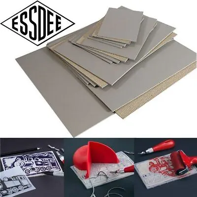 Essdee Lino Block Printing Plate Linoleum Carving Tile Art Print Making Stamping • $19.91