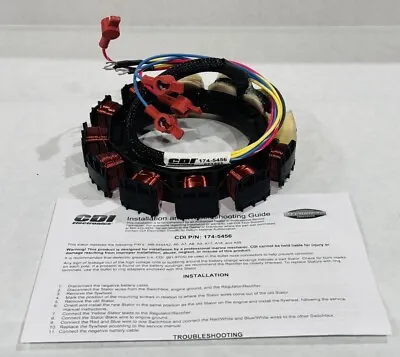 CDI 9-Amp Stator For Select 6-Cyl Mercury Outboards 398-5454A 2 398-5454A 6 • $169.95