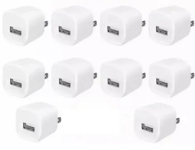 LOT OF 1A USB Wall Charger Plug Home Power Adapter FOR Samsung Android Apple WT • $95.99