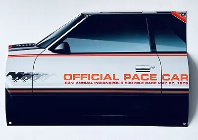 WOW! 1979 Ford Mustang Indy 500 Pace Car Door Style Sign • $59