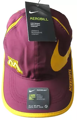 Nike DRI-FIT Men's University Of Minnesota Golden Gophers Hat Maroon Gold NWT • $26.95