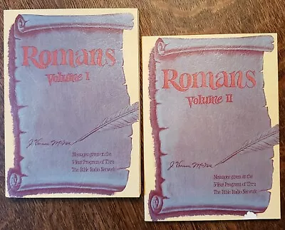  Romans Vol 1 & 2  J.Vernon McGee Vtg 1976 1st Edition Paperback Collectible • $19