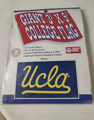 Officially Licensed NCAA UCLA Bruins Team Logo 3' X 5' House Flag Blue • $8