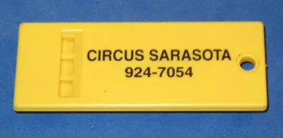 Vintage Plastic Advertising Toy Whistle Ringling Brothers Circus Sarasota  Fl • $9