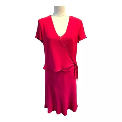 Evan Picone Dress 12 Red Long  • $10