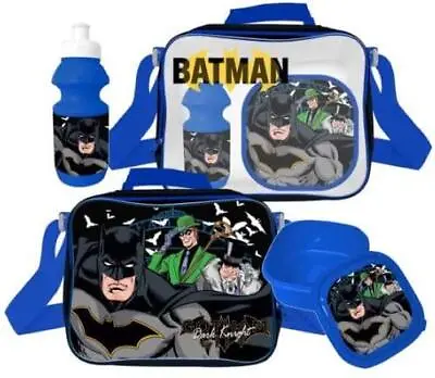 £9.39 • Buy Batman & Joker Children's Kids Character Lunch Bag Set