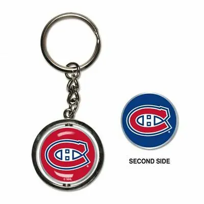 Montreal Canadiens Spinner Design Keychain [NEW] NHL Key Chain Ring Nickel • $10.95