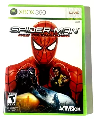 Spider-Man: Web Of Shadows - Microsoft Xbox 360 - Case Only/No Game • $19.99