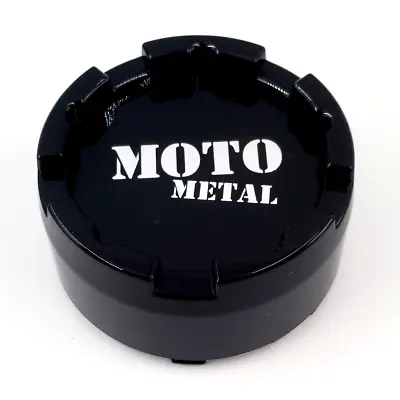 Moto Metal Gloss Black Snap In 8 Lug Center Cap For MO983 MO990 PN MO983CAPB3-GB • $23