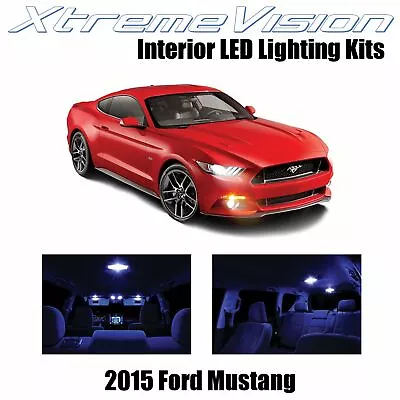 XtremeVision Interior LED For Ford Mustang 2015+ (8 PCS) Blue • $9.99