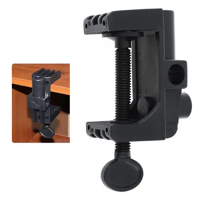 Universal C-Clamp Desk Mounting Clamp Holder Replacement For Magnifier Lamp • £5.54