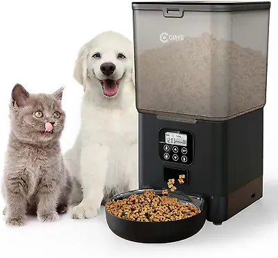 Automatic Cat Feeders 5.6L Cat Food Dispenser Up To 20 4 Meals Per Day Pet Dr • $36.99