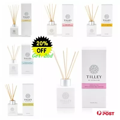 $23.99 • Buy Tilley Reed Diffuser - Assorted Fragrance - Organic 75ml  Australia Made