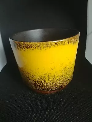 $25.93 • Buy 2 Vintage Ceramic Plant Pots Scheurich 806-12 806-14 W Germany Fat Lava