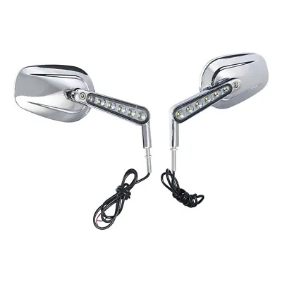 Rear View Mirrors W/ LED Turn Signals Fit For Harley Muscle V ROD VROD VRSCF New • $36.99