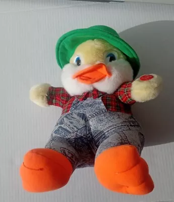 Vintage Europe Mac Duck Musical Quacking Old MacDonald Soft Plush Works • $29.99