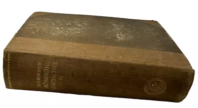 Romische Geschichte Theodor Mommsen Antique History Of Rome 1909 Berlin Germany  • $17.49