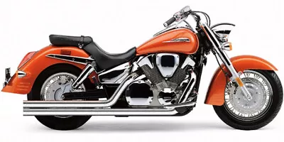 Cobra Speedster Long Chrome Exhaust System For 2003-2009 VTX1300 C/R/T/S (1931T) • $807.04