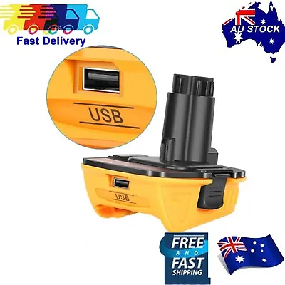 Battery Adapter USB For Dewalt DCA1820 18V 20V Li-ion Battery To 18V Dewalt Tool • $17.99