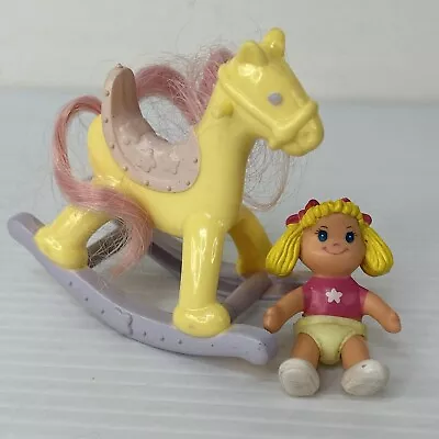 2002 Barbie Happy Family Rocking Horse + 2004 Tinkle Time Kelly Doll Accessory • $26.50