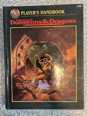Advanced Dungeons & Dragons Player's Handbook 2159 AD&D Hardcover 2nd Printing • $18.40